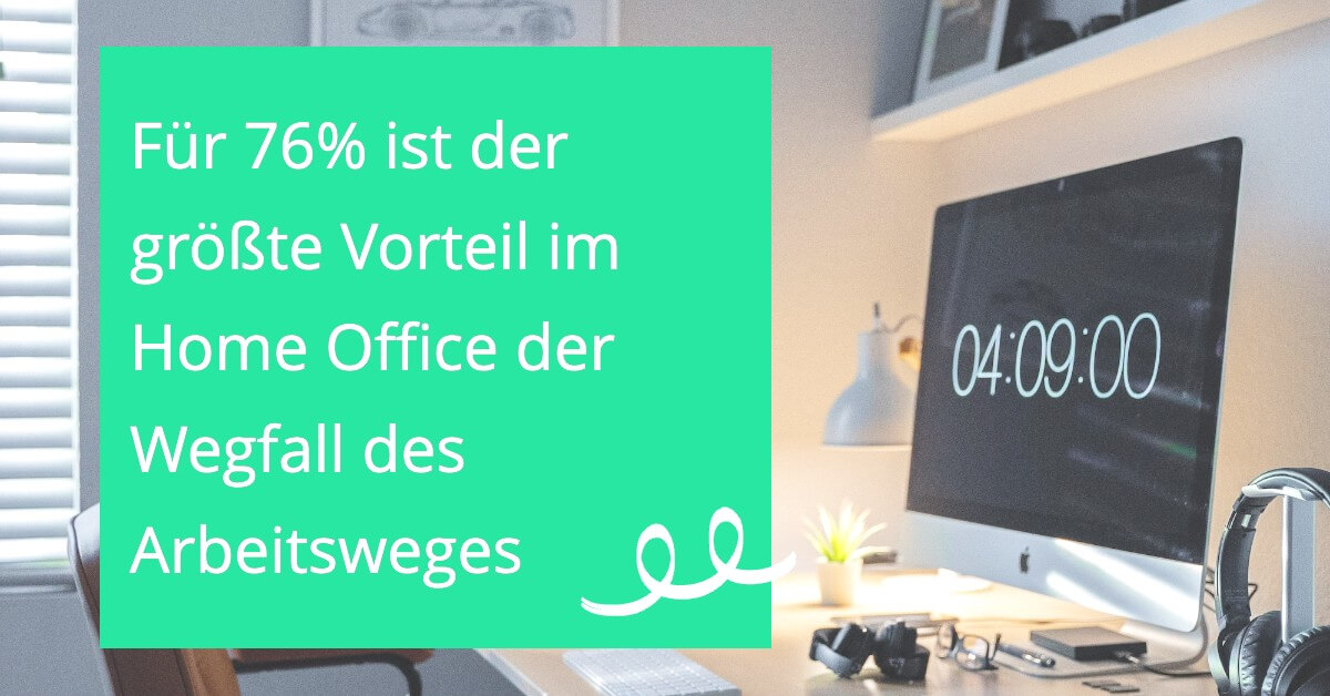 Home Office Statistiken vorteil