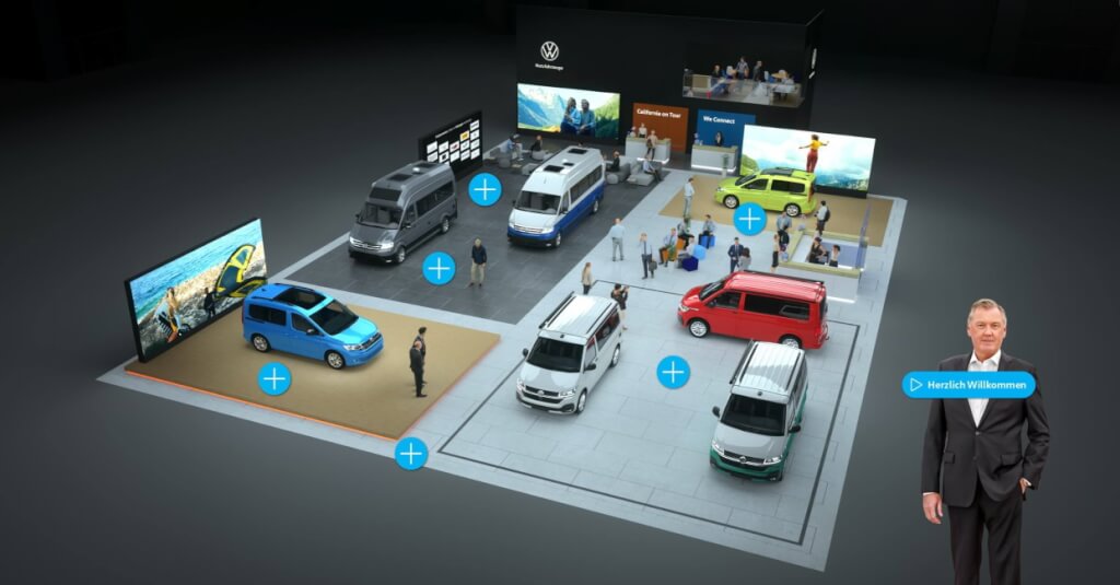virtueller messestand erstellen software beispiele beispiel vw
