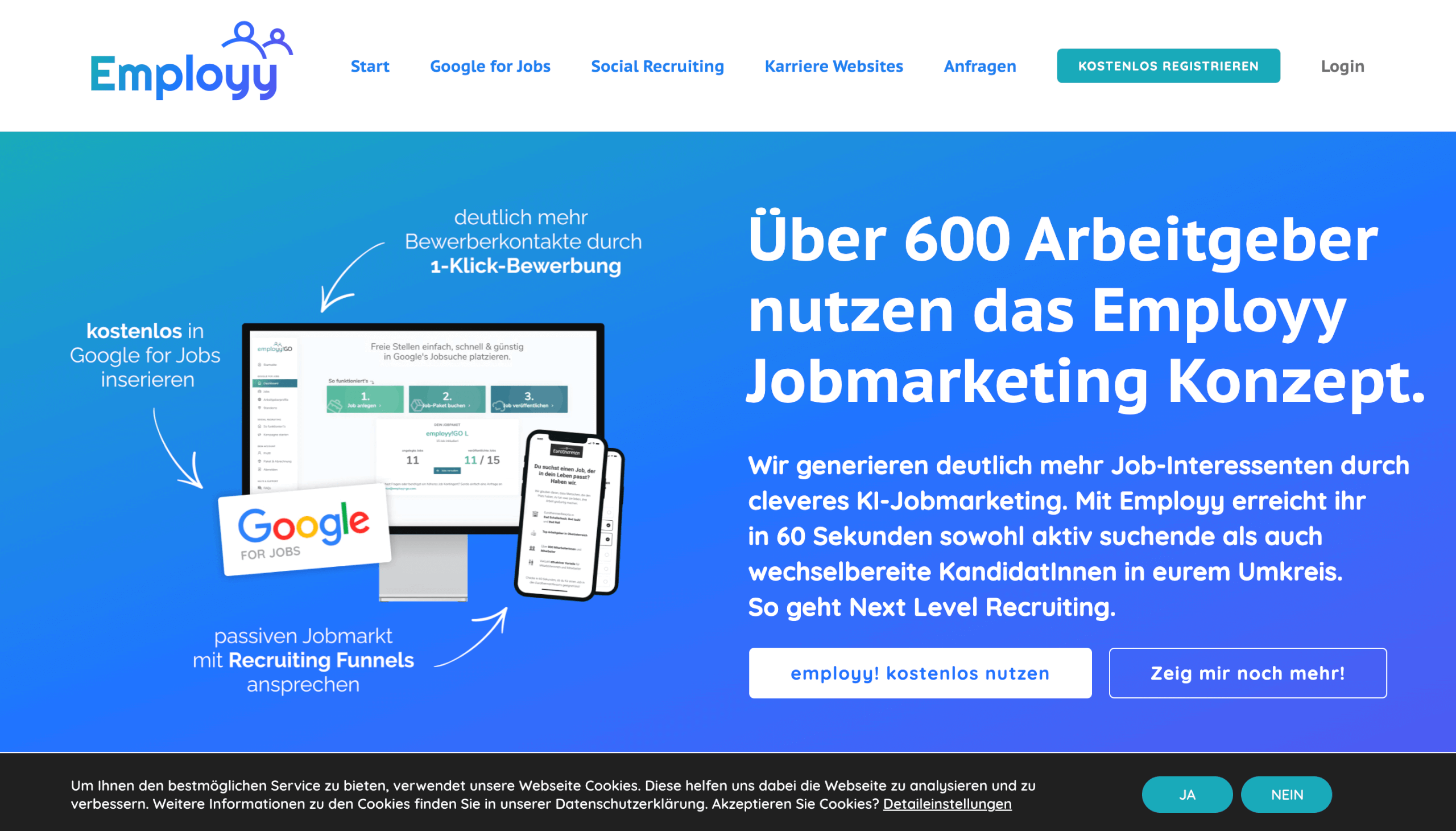 Karriereportal Software Employy