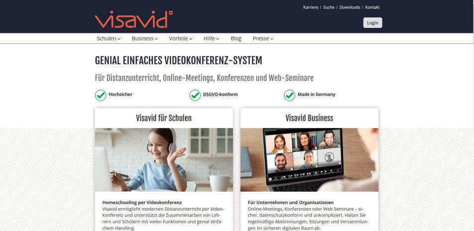 mitgliederversammlung online durchfuehren Visavid