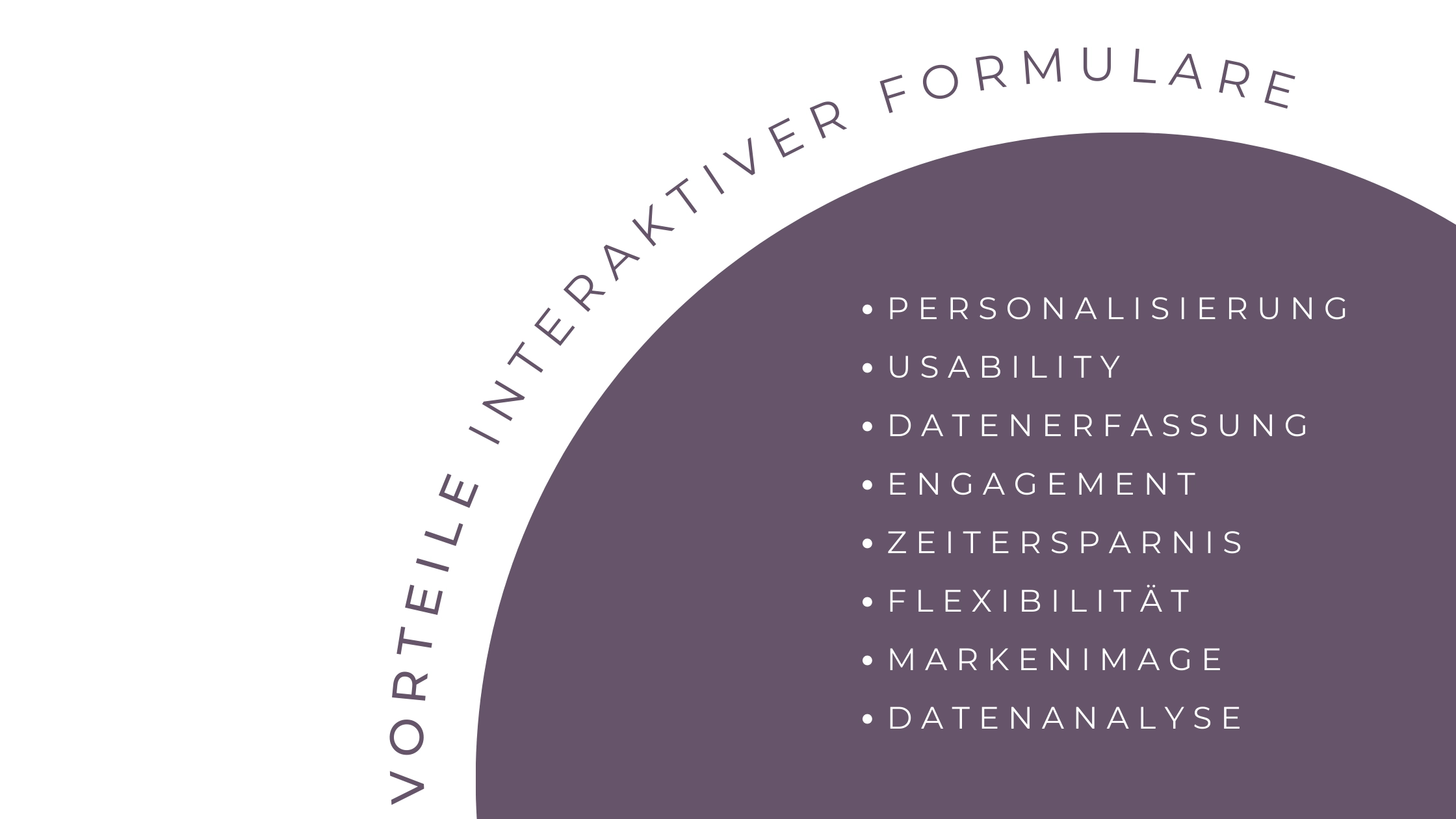 Interaktive Formulare Vorteile