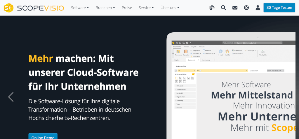 ERP Software Scopevisio