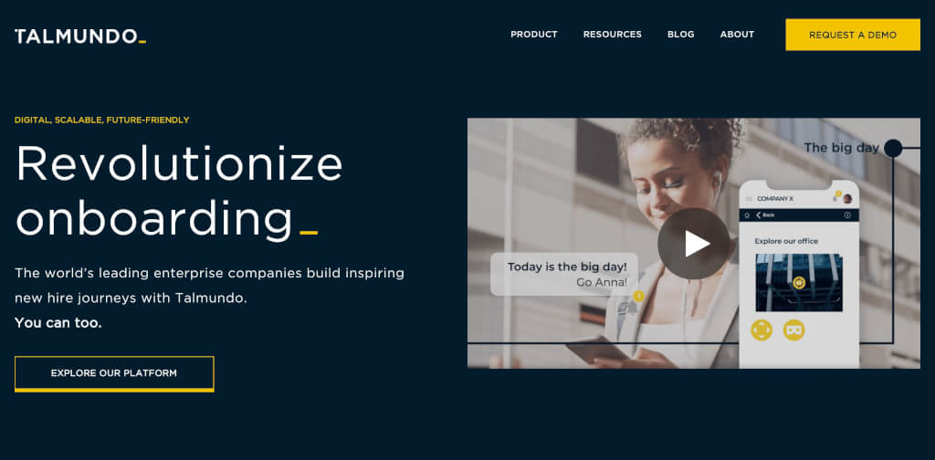Talmundo Employee onboarding made simple Digital Affin Startseite