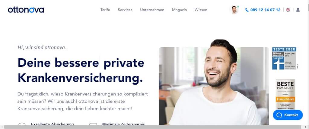 ottonova, digitale private Krankenversicherung