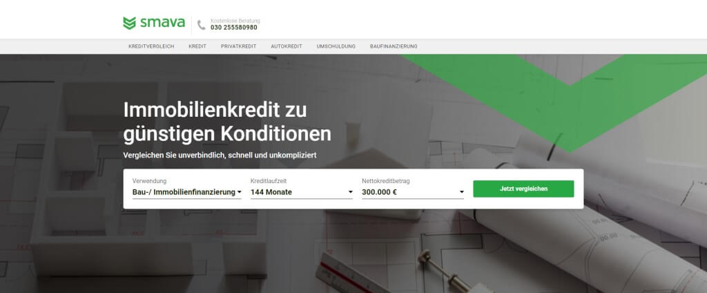 immobilienfinanzierung online smava