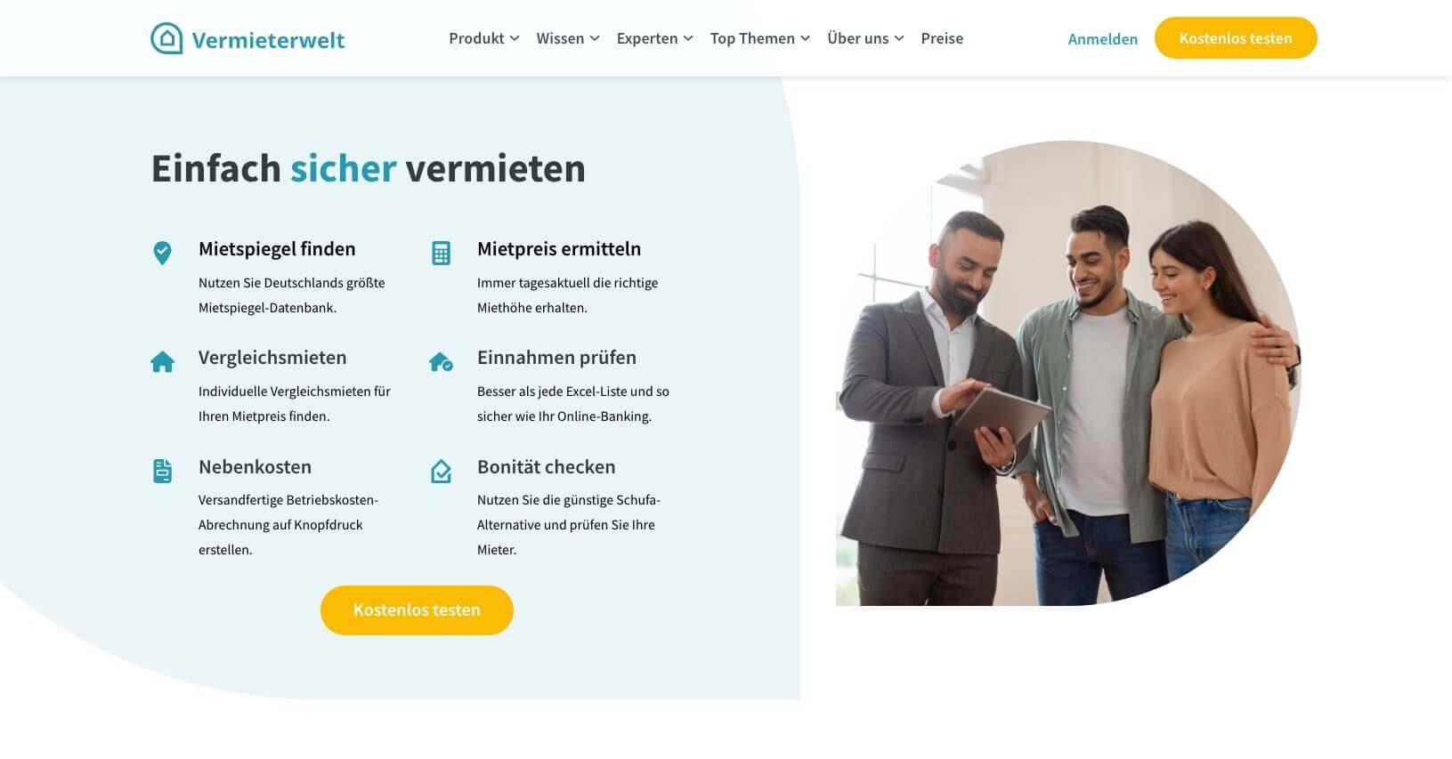 Nebenkostenabrechnung mit Vermieterwelt Digital Affin 1