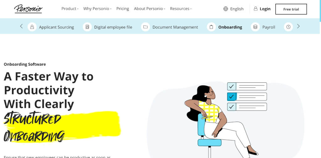 Onboarding Software Personio