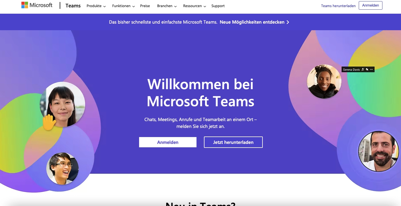 Kollaboration Tool Anbieter MS Teams
