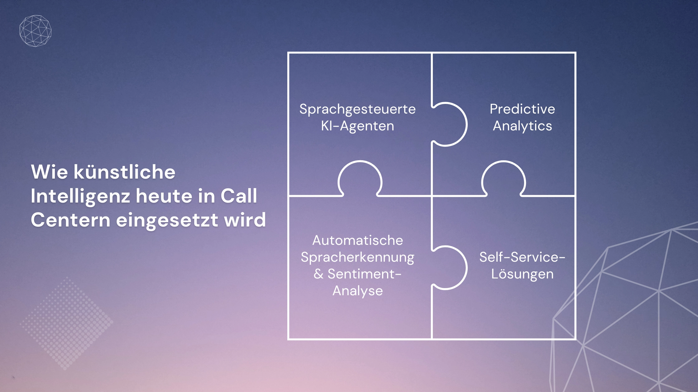 KI Call Center Anwendungsbereiche