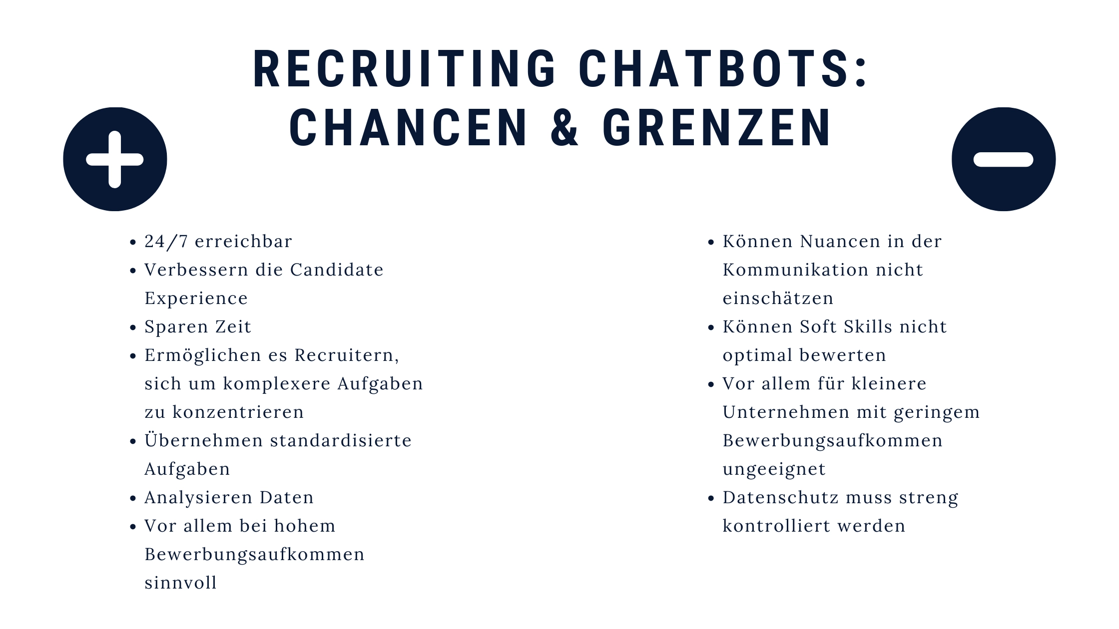 Chatbots im Recruiting Chancen und Grenzen