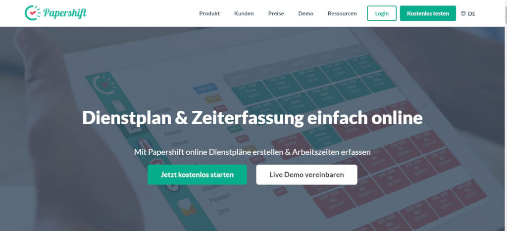 Digitale Urlaubsverwaltung Papershift