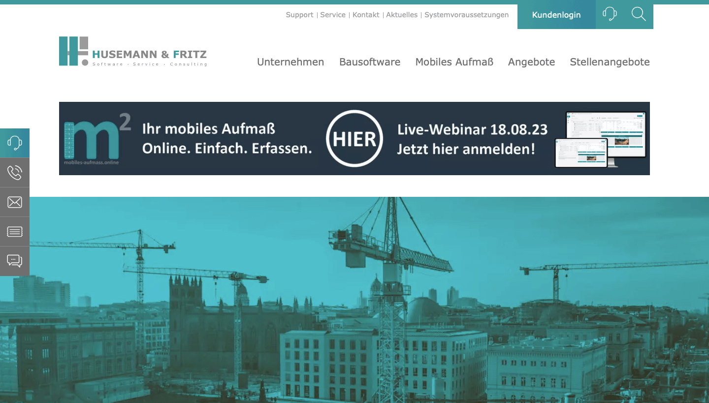 Baudokumentation Software Anbieter Husemann