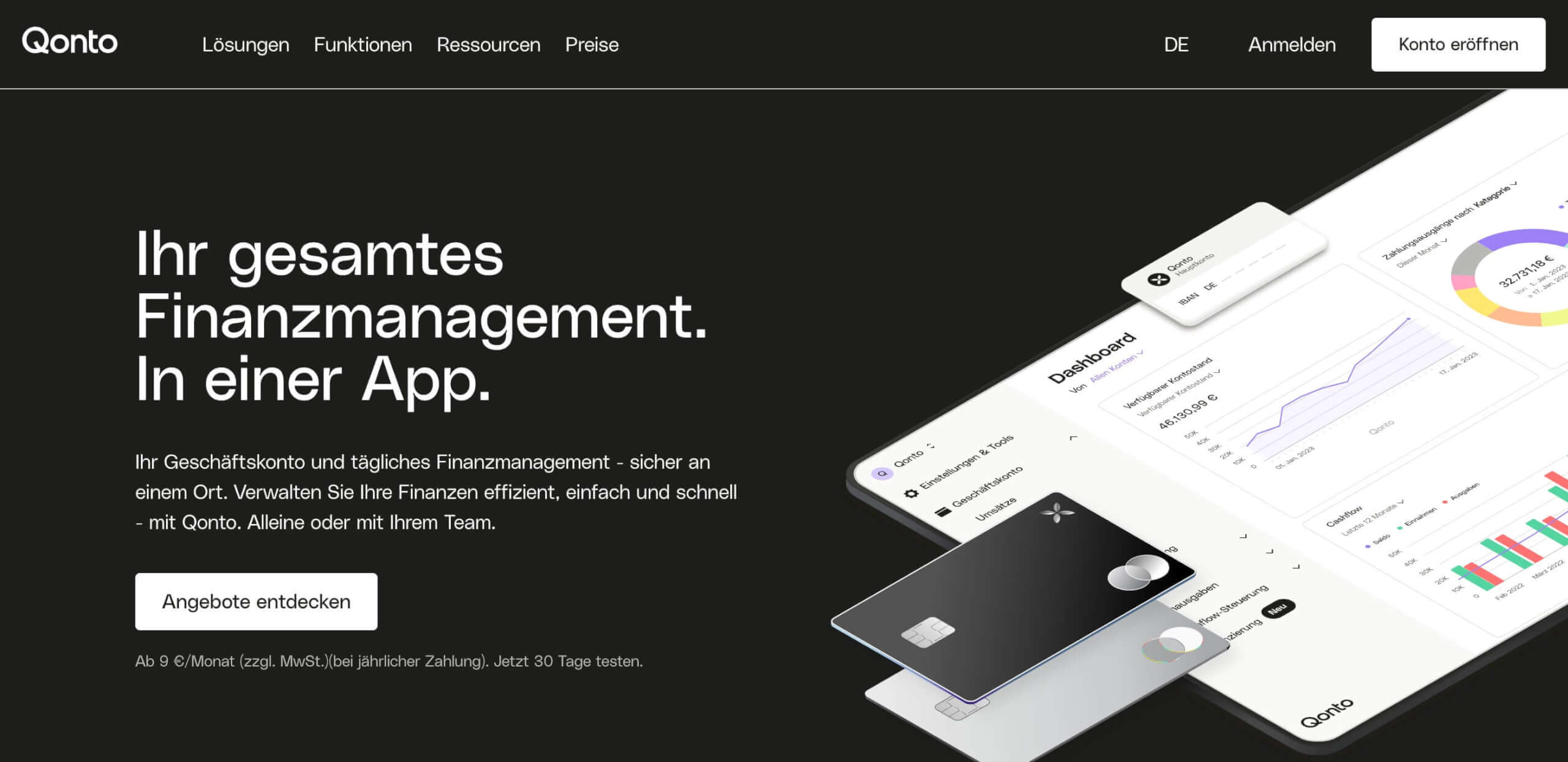 Qonto gesamtes Finanzmanagement App digital affin 1