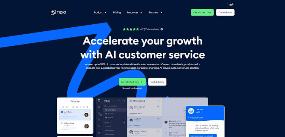 chatbot anbieter Tidio