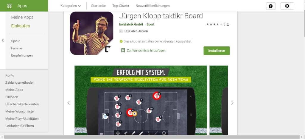 Virtuelle Taktiktafel taktikr Board