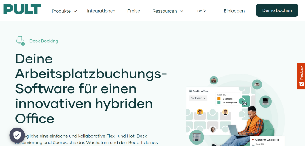 desk sharing software vergleich pult