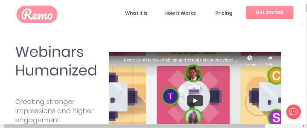 Webinar Software remo conference