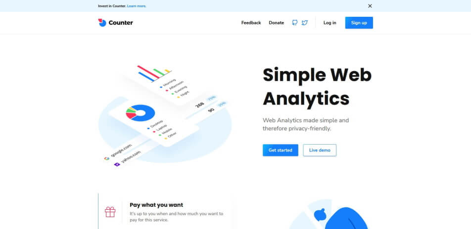 privacy Friendly Analytics datenschutzfreundliche Analytics datenschutzfreundliches Tracking Google Analytics Alternative Counter