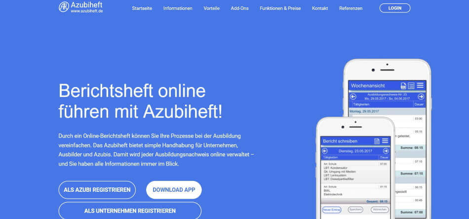 digitales berichtsheft berichtsheft digital digitaler ausbildungsnachweis azubi app digitales berichtsheft ihk digitales ausbildungsheft berichtsheft digital fuehren Azubiheft