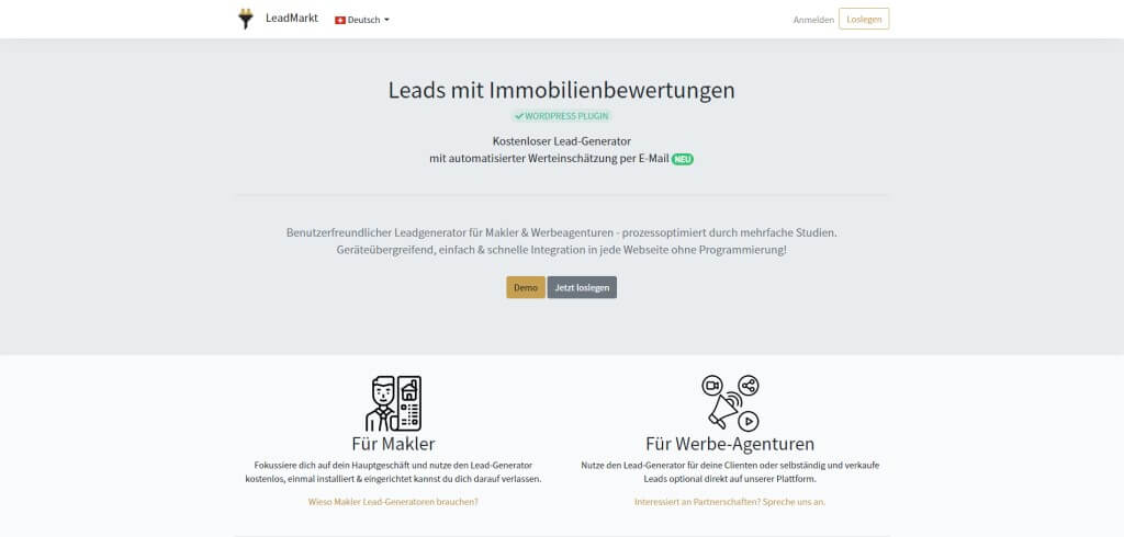 digitale immobilienakquise leadmarkt