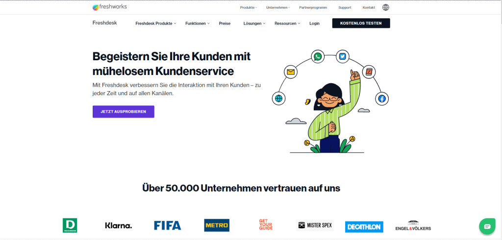 kundenportal software freshdesk