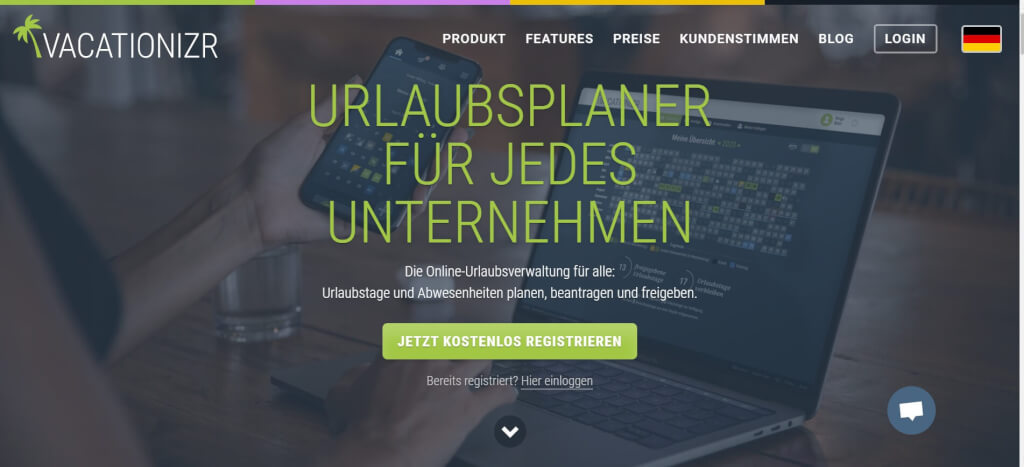 Digitale Urlaubsverwaltung Vacationizr