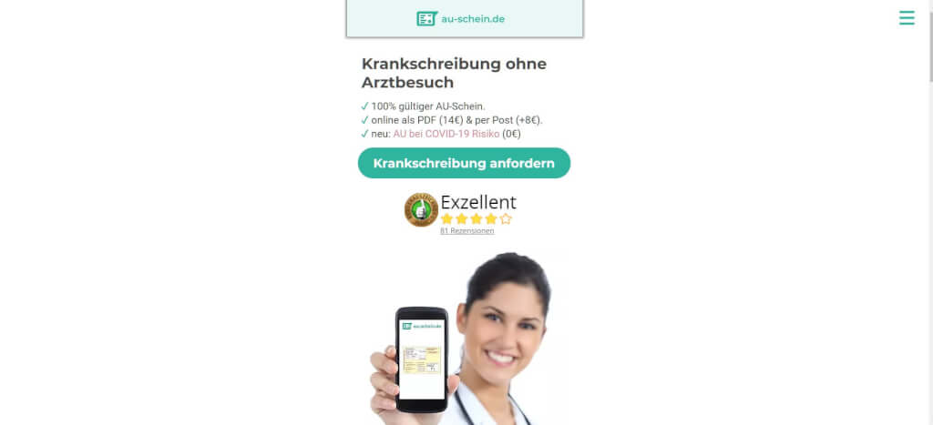 Digitaler Arztbesuch au schein de