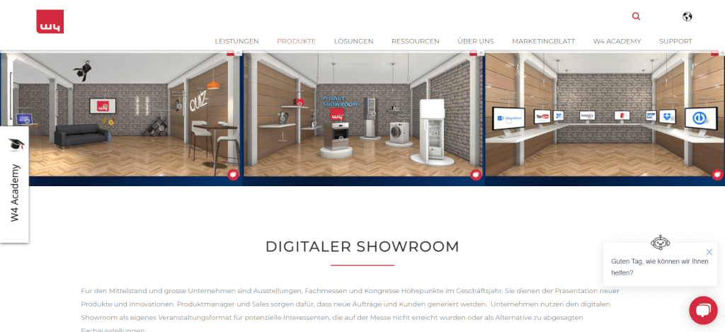 W4 Digitaler Showroom