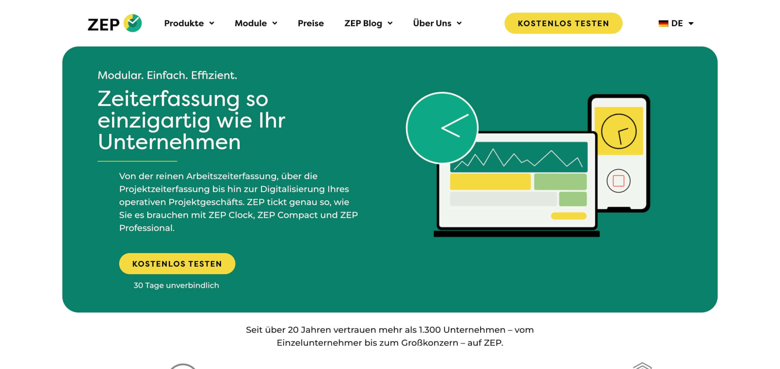 Zeiterfassung fuer Projekte Mitarbeiter ZEP by Provantis 1