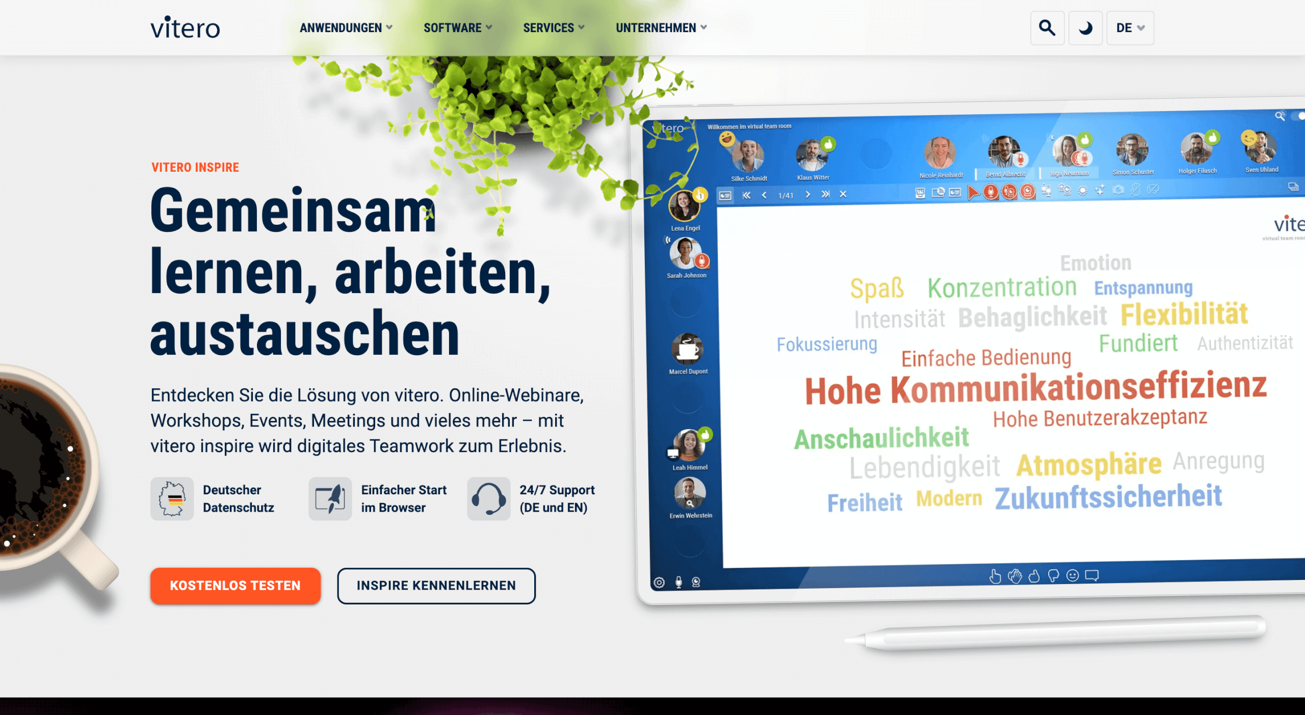 Online Meetings moderieren vitero