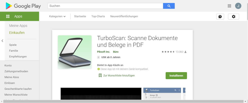 Scan Apps TurboScan