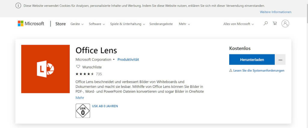 Scan Apps Office Lens
