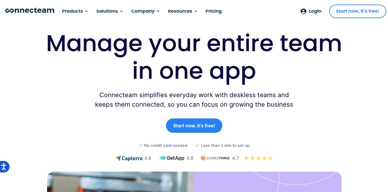 Mitarbeiter App Anbieter Connecteam