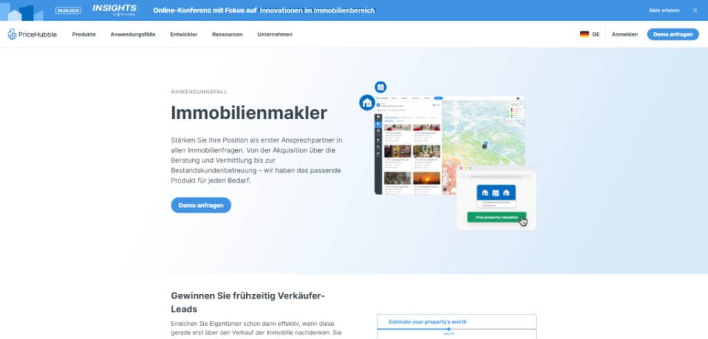 digitale immobilienakquise pricehubble