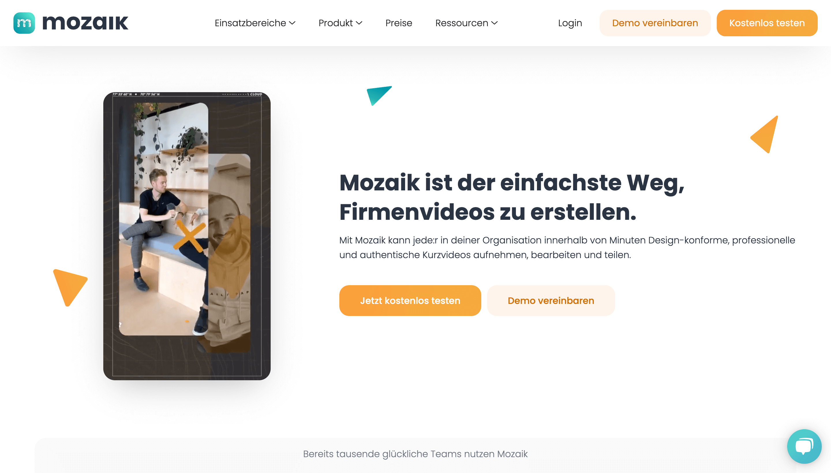 KI Videoproduktion Mozaik