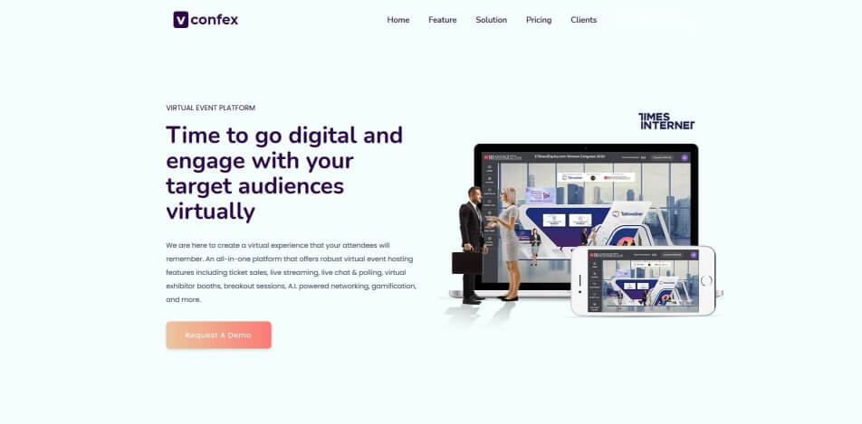 online messe virtuelle messe software Vconfex