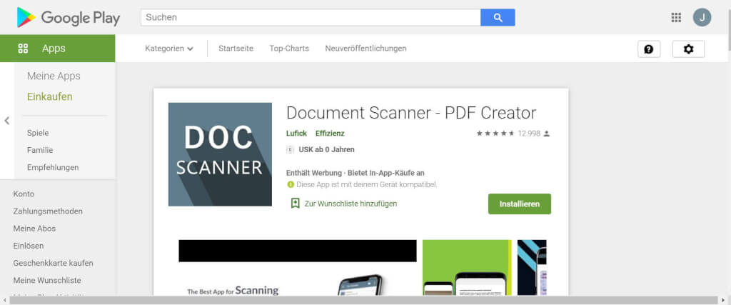 Scan Apps Document Scanner   PDF Creator
