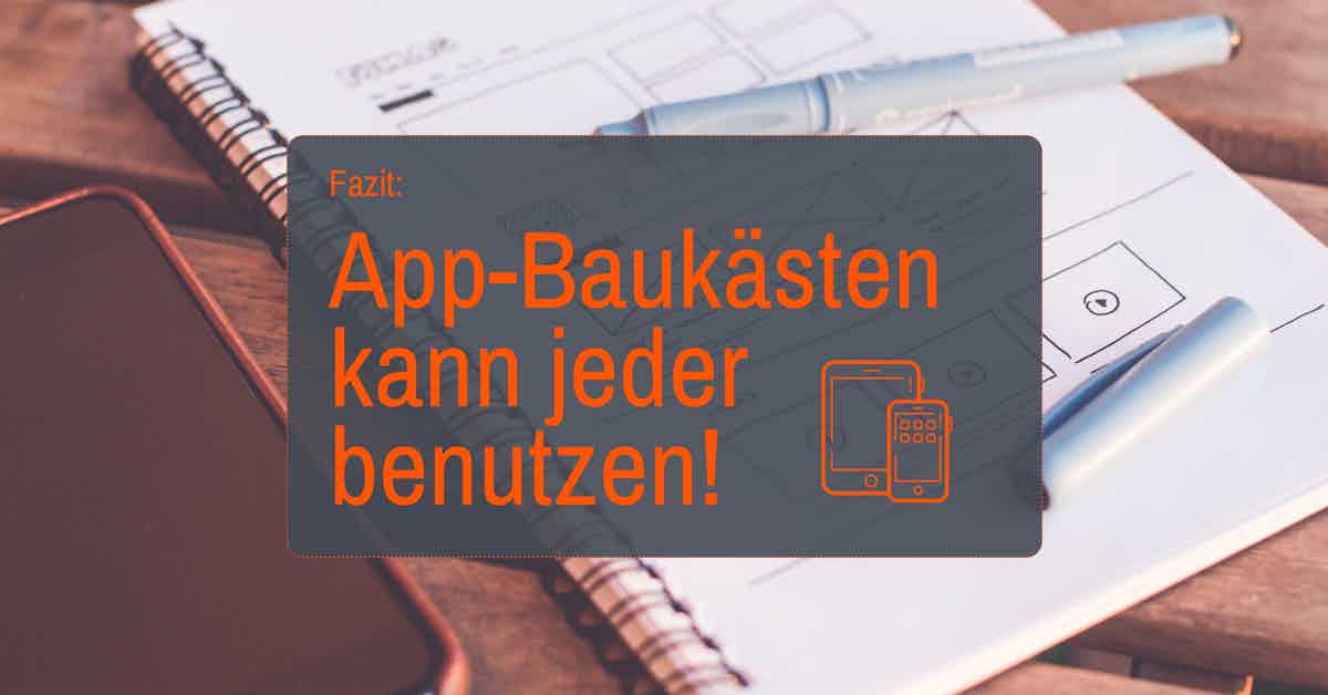 eigene app erstellen fazit