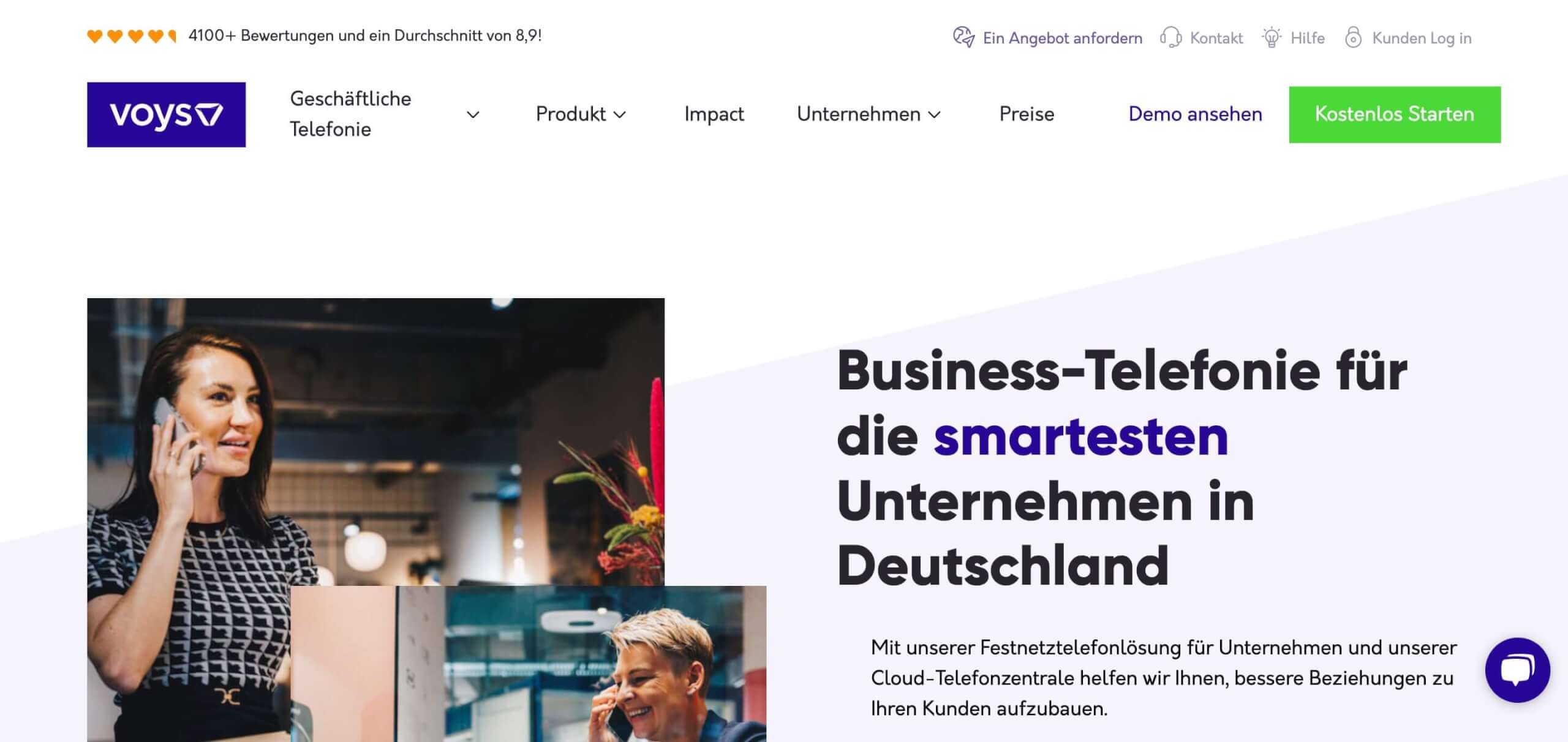 Telefonanlage moderne Unternehmen Voys Telekom digital affin 1