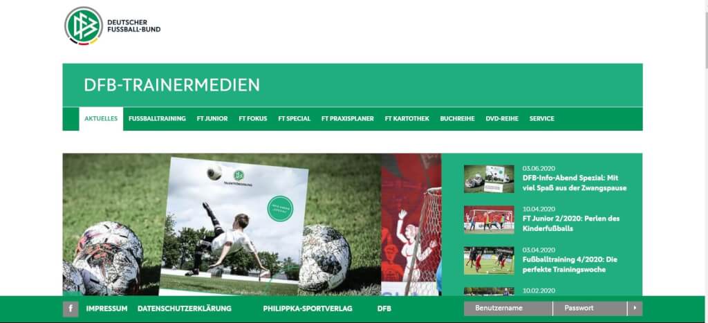 Virtuelle Taktiktafel fussballtraining com
