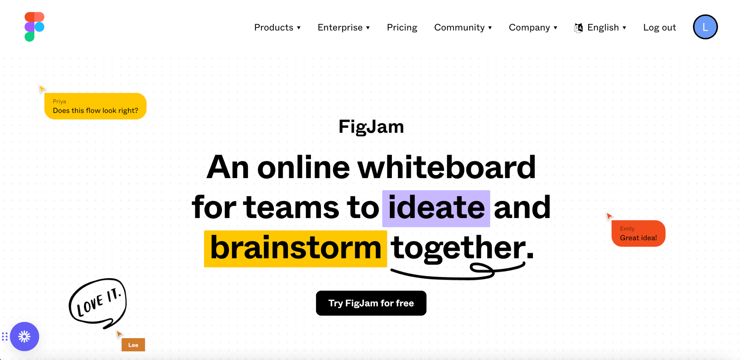 FigJam Online Whiteboard