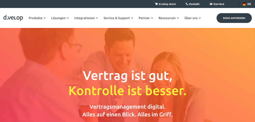 Digitales Vertragsmanagement d velop AG
