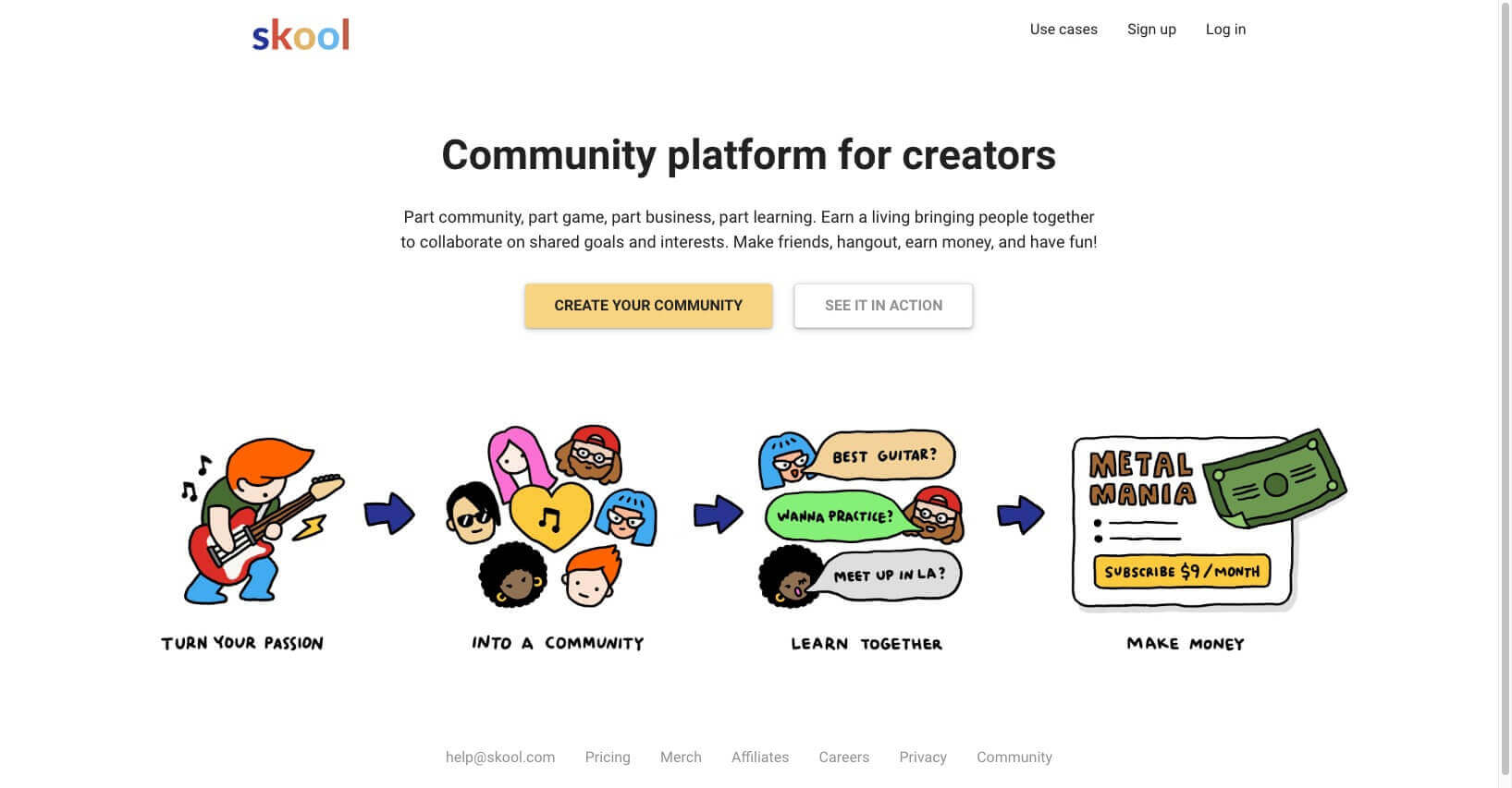 Skool Community platform for creators digital affin 1