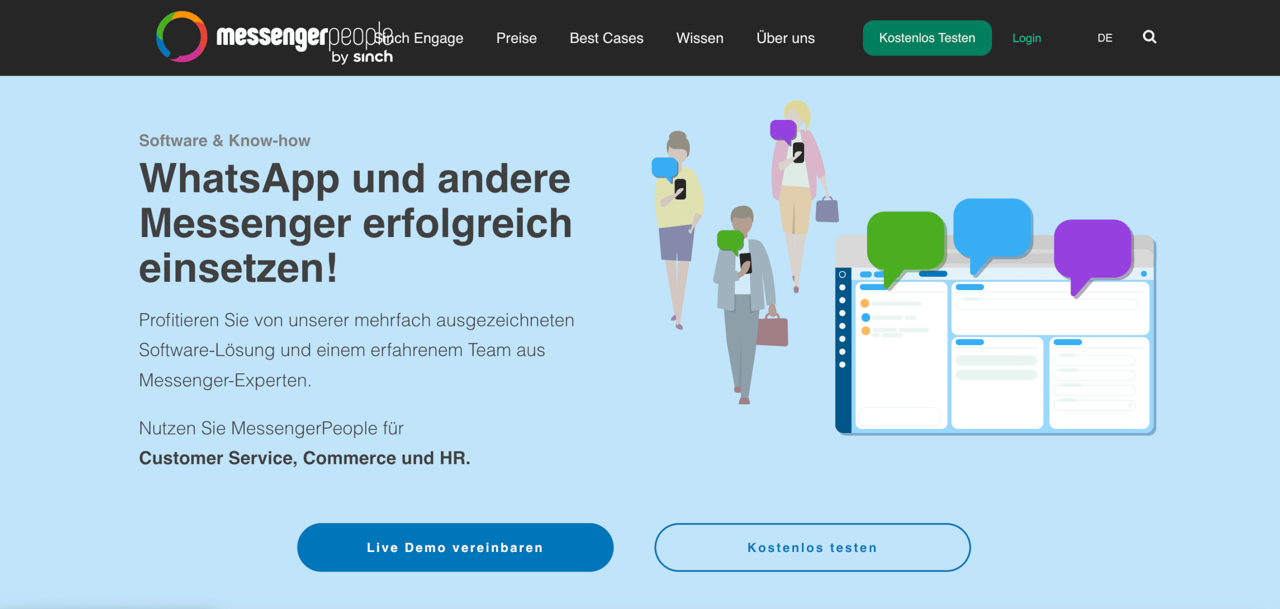 Whatsapp Newsletter Anbieter Messenger People