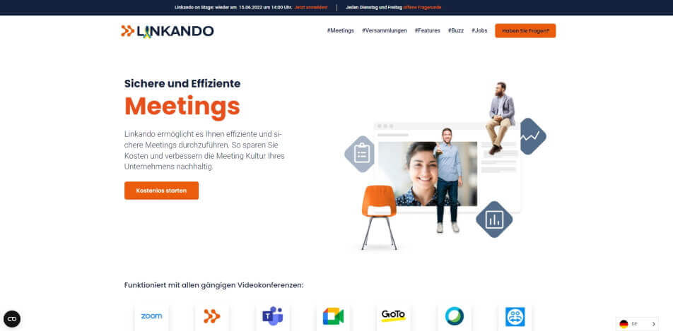 Meeting Management Software linkando