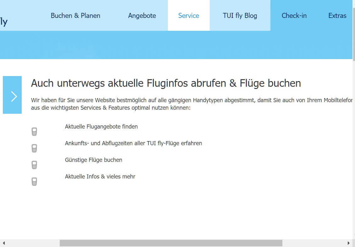 Check in App TUIfly