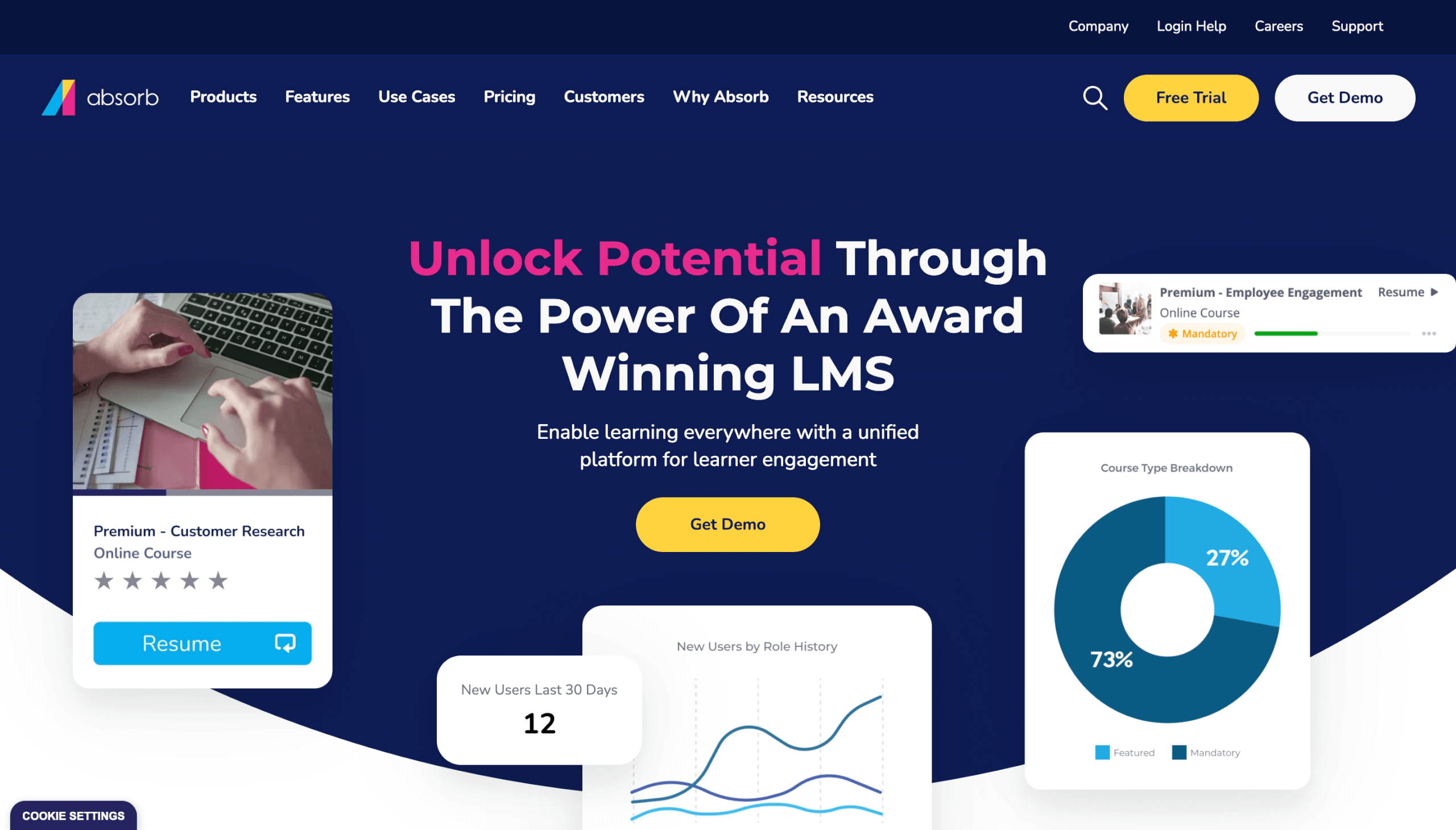 Blended Learning Software Absorb LMS Software