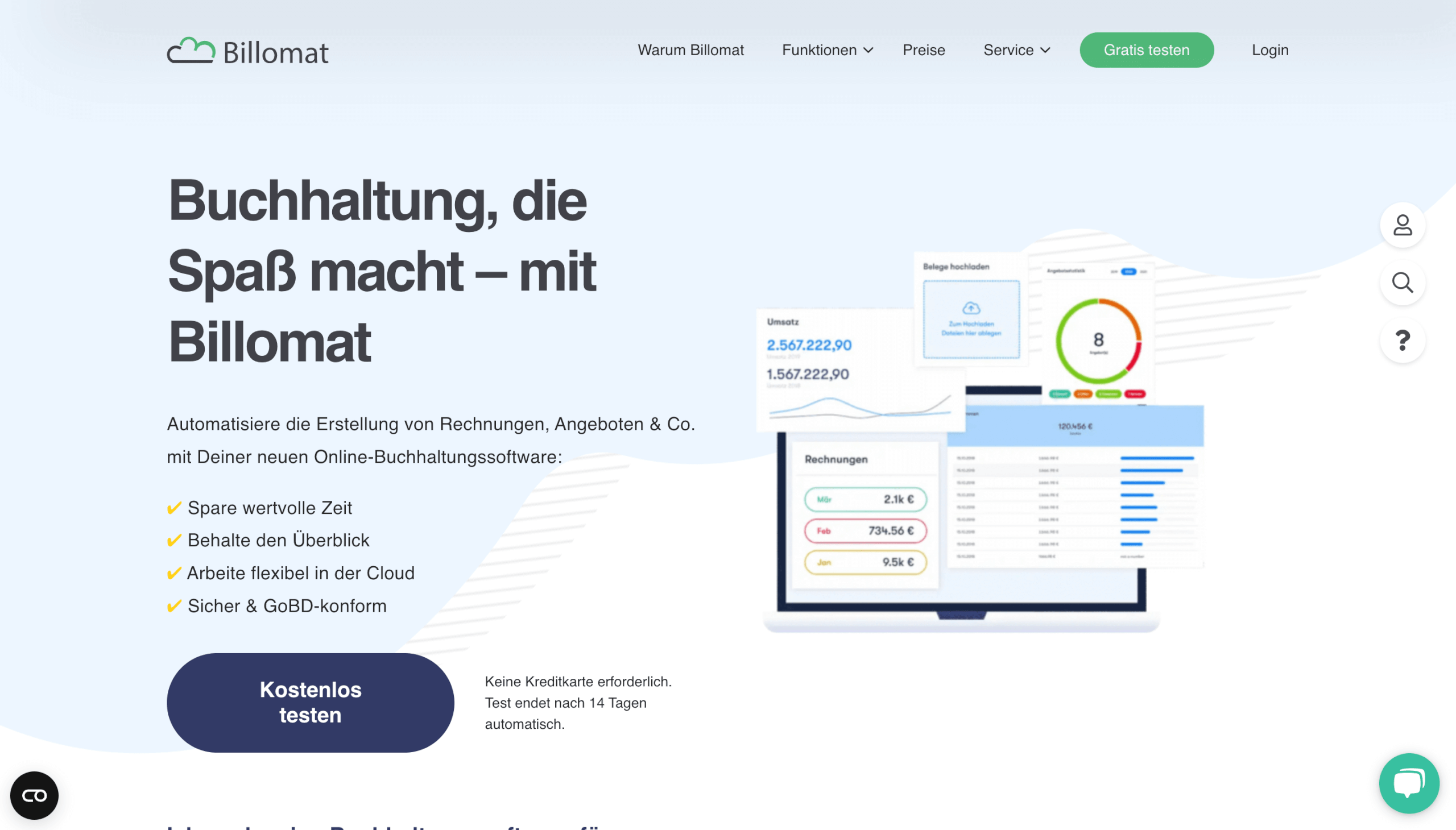 Online Buchhaltung Billomat