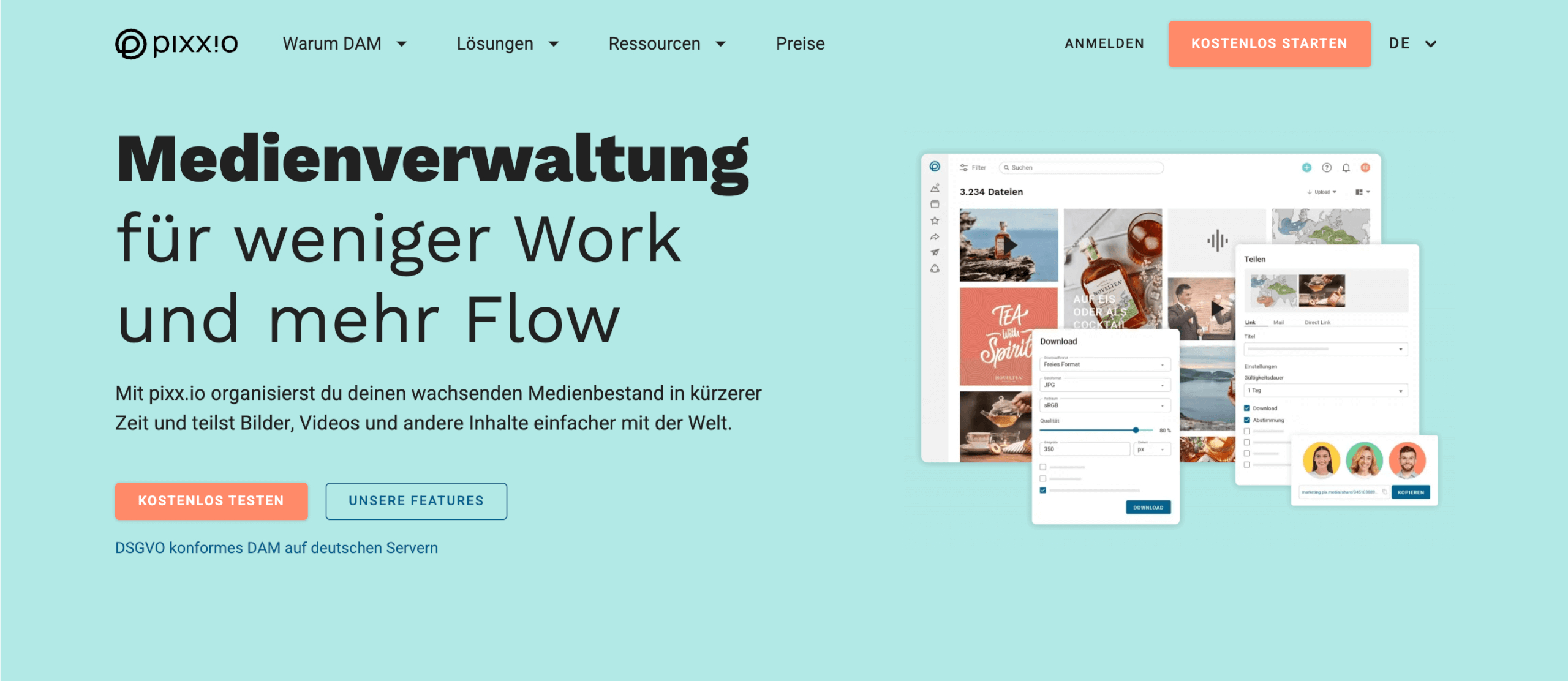 Corporate Video Plattform Anbieter pixxio