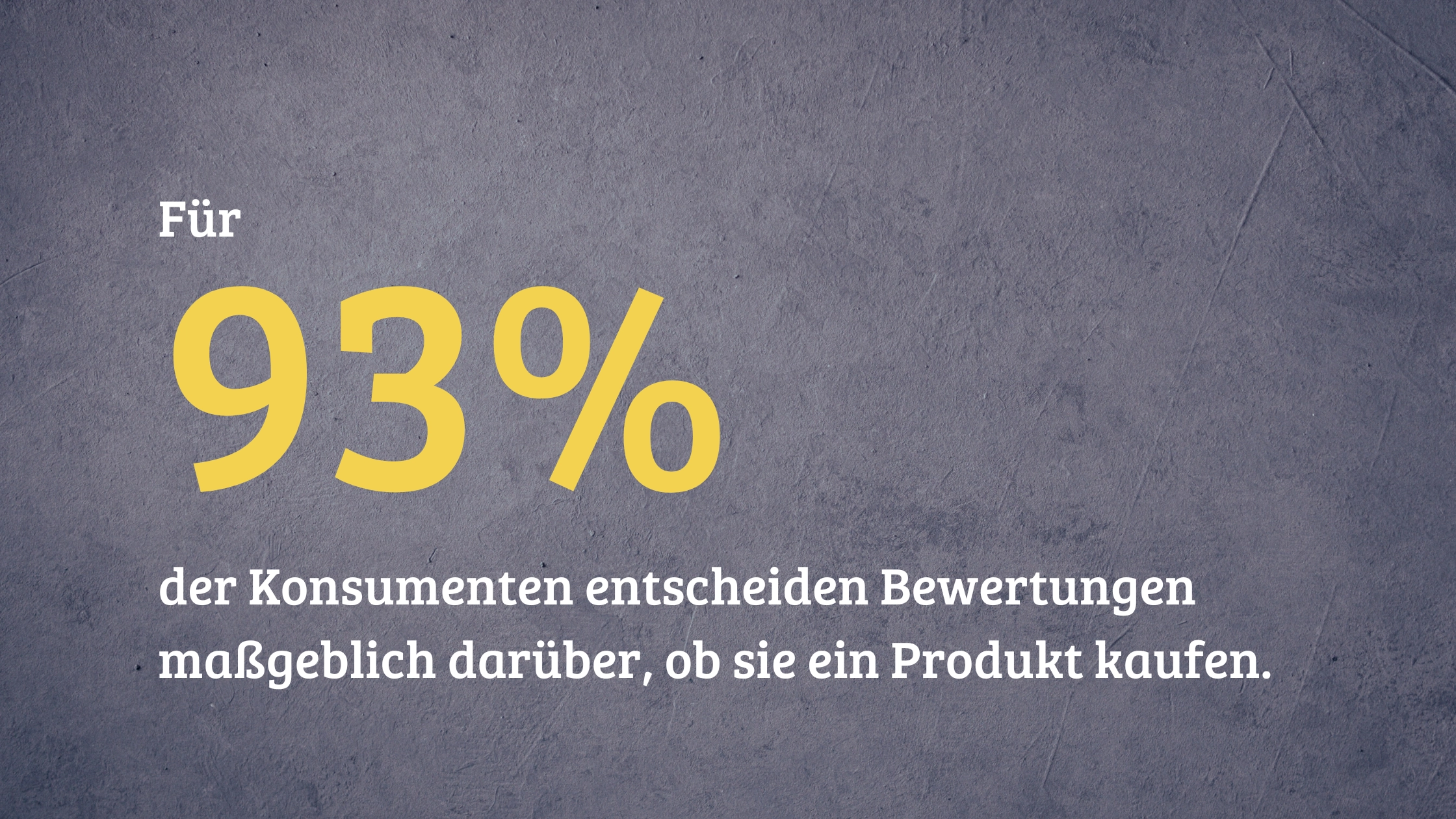 Bewertungen sammeln Statistik